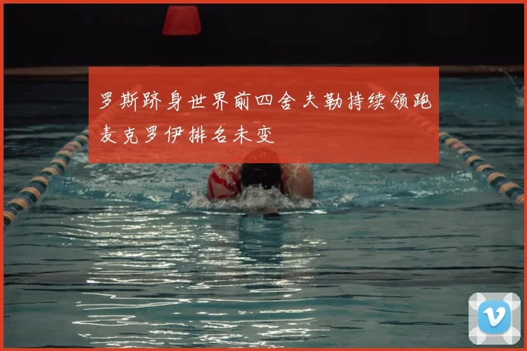 罗斯跻身世界前四舍夫勒持续领跑麦克罗伊排名未变